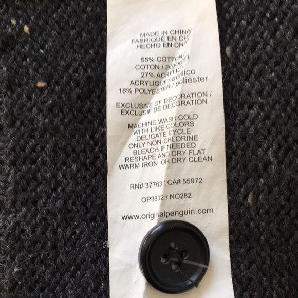 Penguin by MunsingWear Cardigan Sz M - Picture 7 of 7